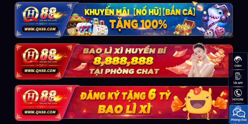 Qh88 Tặng 100k - Cập Nhật Ngay Khuyến Mãi Hấp Dẫn